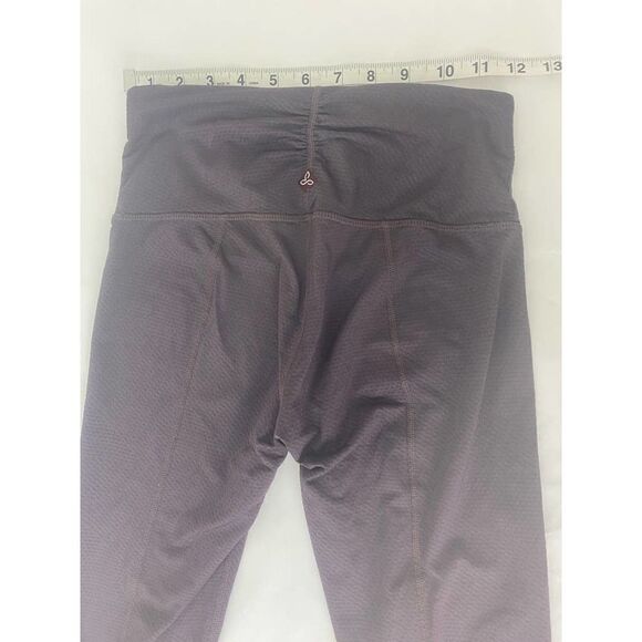 PRANA Misty Legging Purple Scrunch Ankle High Rise Stretch Active Pants -Size XS - Picture 3 of 8